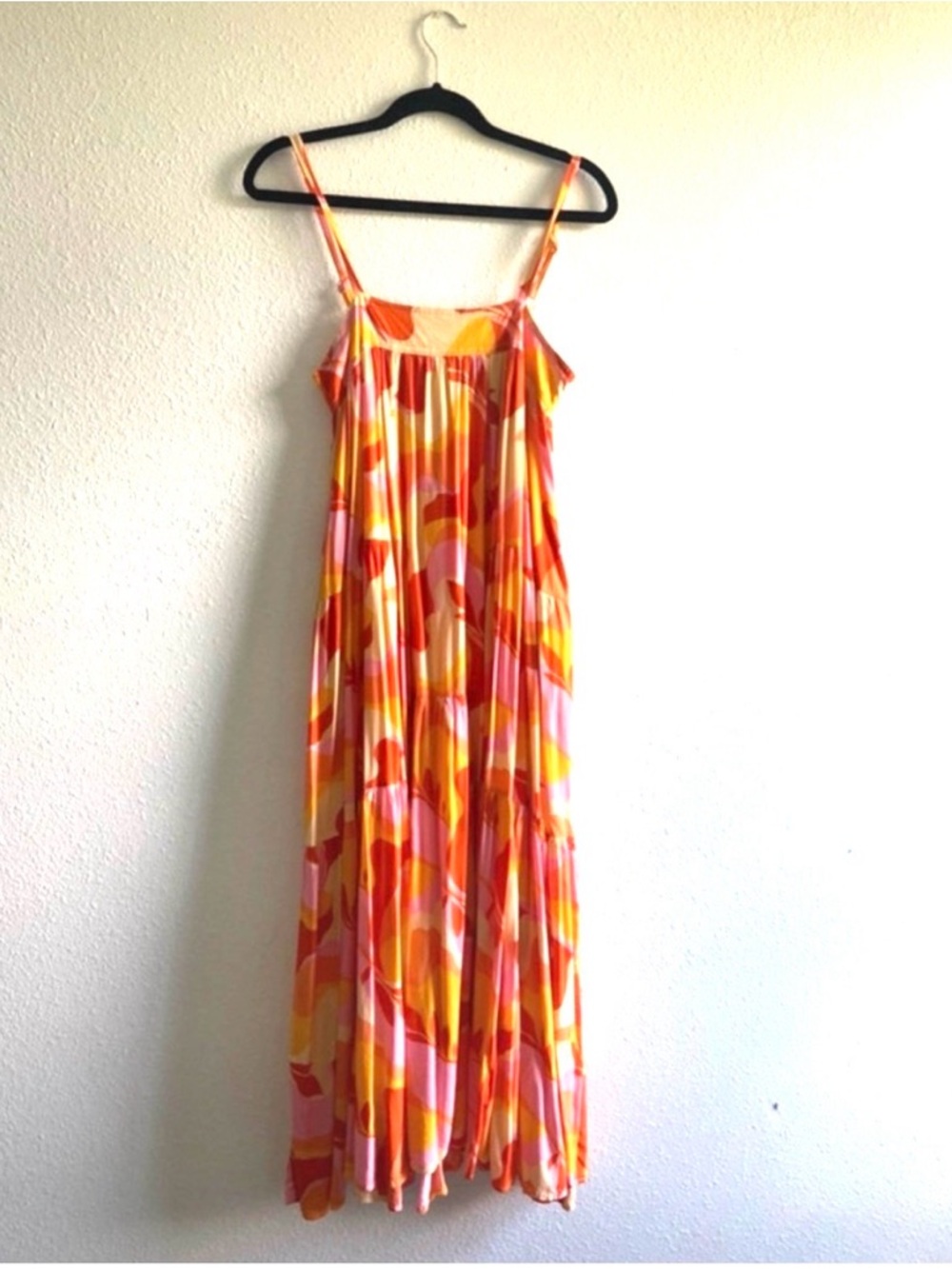 Abel The Label Anthropologie Angelica Tiered Trapeze Maxi Dress - XS
